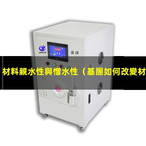 材料親水性與憎水性