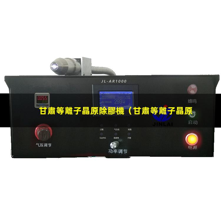 甘肅等離子晶原除膠機