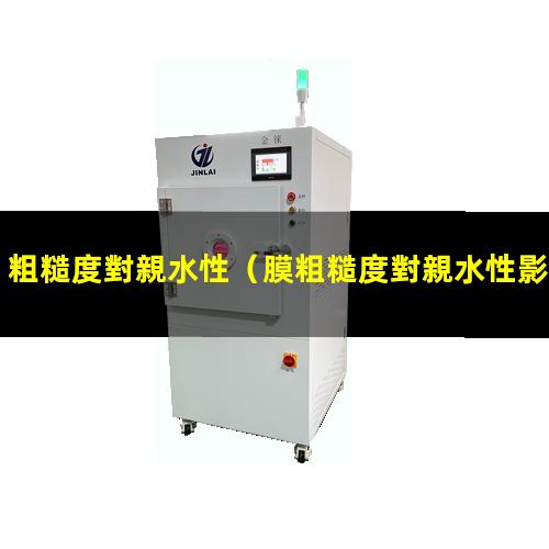 粗糙度對親水性