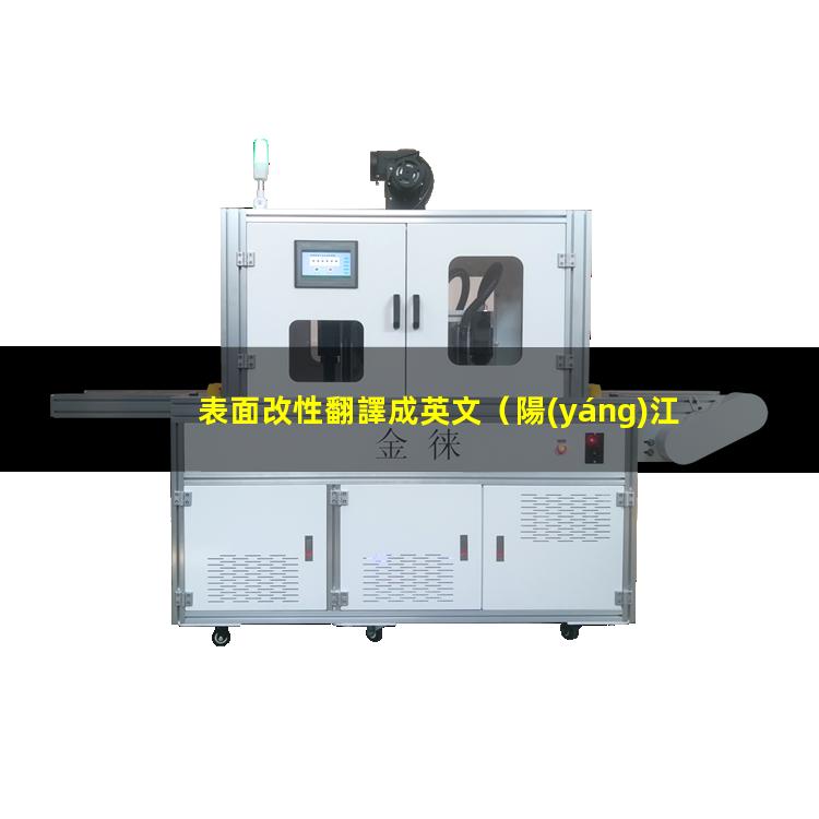 表面改性翻譯成英文