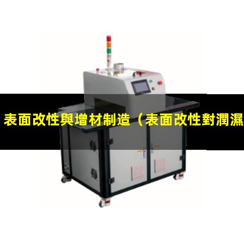 表面改性與增材制造（表面改性對潤濕的影響規律）