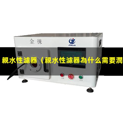 親水性濾器