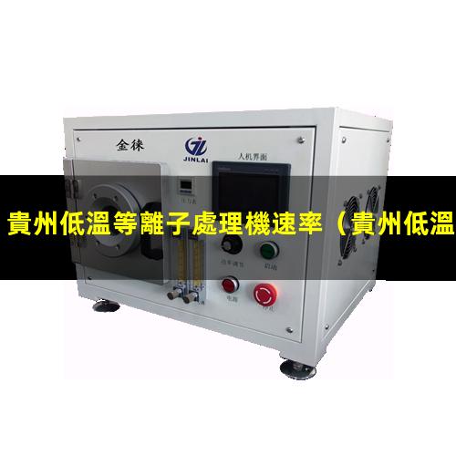 貴州低溫等離子處理機速率