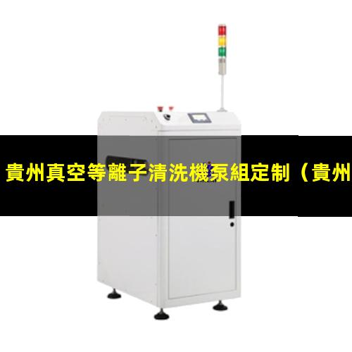 貴州真空等離子清洗機泵組定制