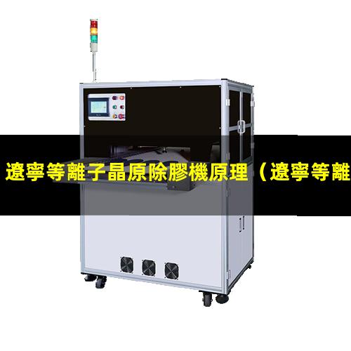 遼寧等離子晶原除膠機原理