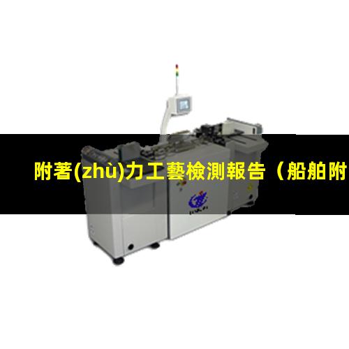 附著(zhù)力工藝檢測報告